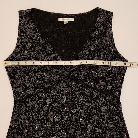 Vintage Y2K Diffusion D Sleeveless V-neck Top Size XS| Butterfly Print # 4D0S72 - Picture 5 of 8